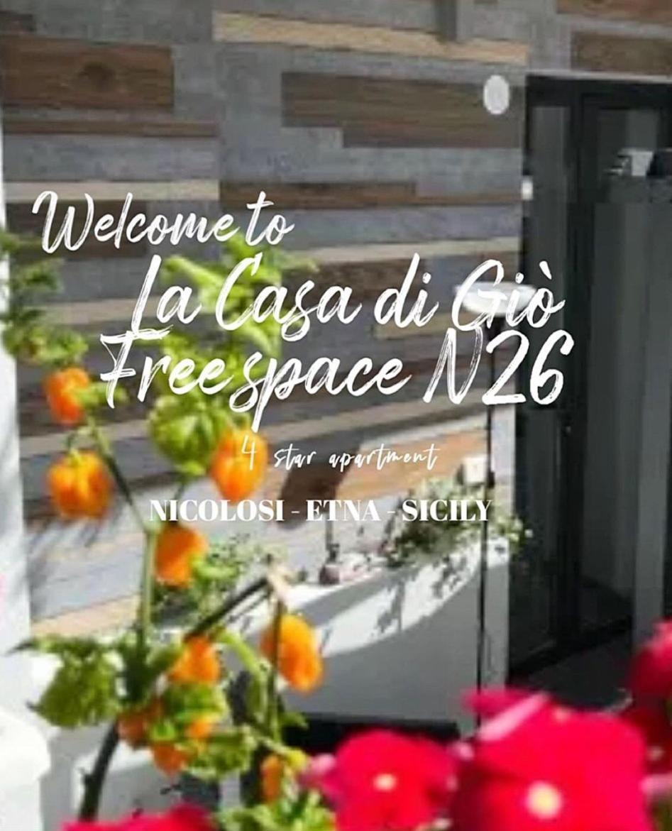 La Casa Di Gio - Free Space N26 Nicolosi Dış mekan fotoğraf